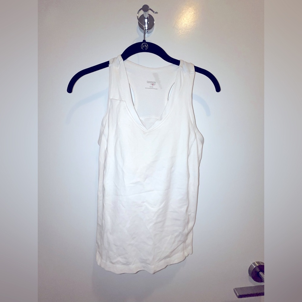 💛 $3 if bundle- Women's UV workout Tank - White